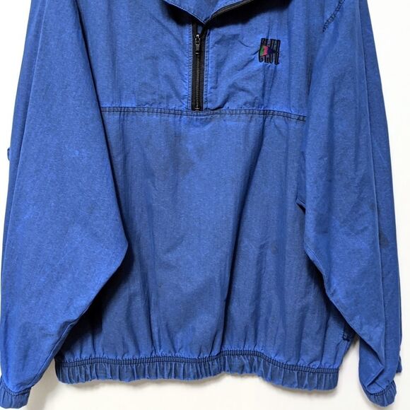 VINTAGE Club Sportswear Nylon Windbreaker XL - Picture 4 of 9